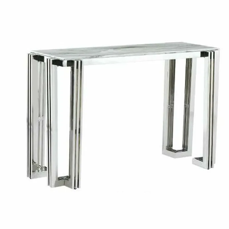 Koridors DKD Home Decor Balts Sudrabains 120 x 45 x 78 cm
