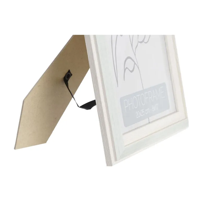 Foto rāmis DKD Home Decor Stikls Bēšs Zaļš PS Skandināvu (25 x 2 x 30 cm) (4 gb.)