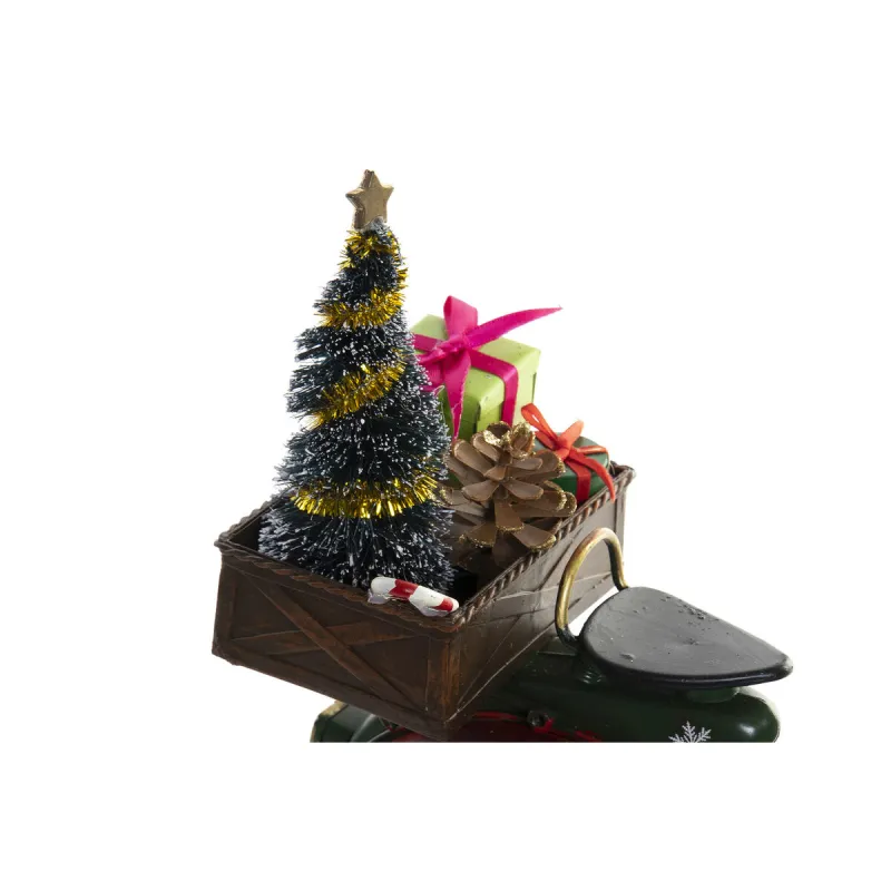 Ziemassvētku Nieciņš DKD Home Decor Anglija Metāls (17,5 x 7 x 15,5 cm) (2 gb.)