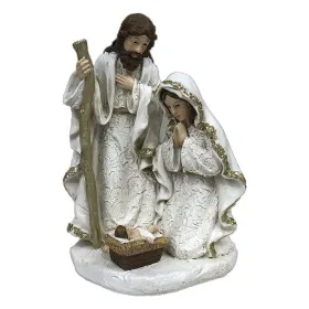 Рождественский вертеп DKD Home Decor Смола (2 штук) (12 x 10 x 19 cm)
