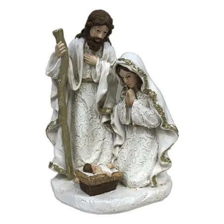 Рождественский вертеп DKD Home Decor Смола (2 штук) (12 x 10 x 19 cm)