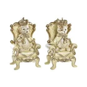 Rahalipas DKD Home Decor Hartsi Kissa 12,5 x 10,5 x 20,5 cm (2 osaa)