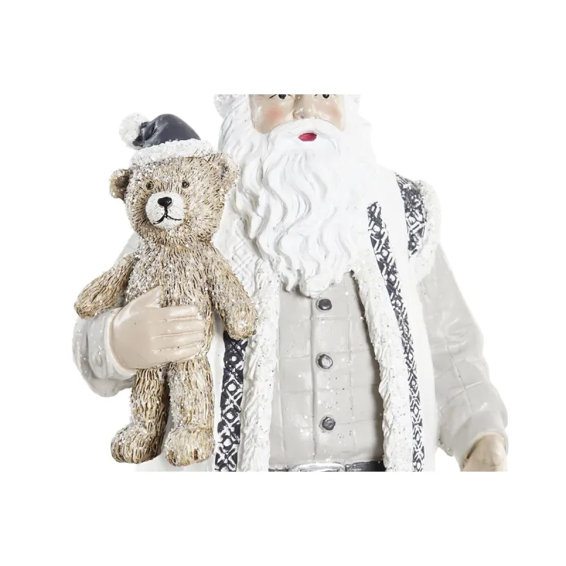 Joulukuusenpallo DKD Home Decor Hartsi Joulupukki (12 x 9 x 27 cm) (2 osaa)