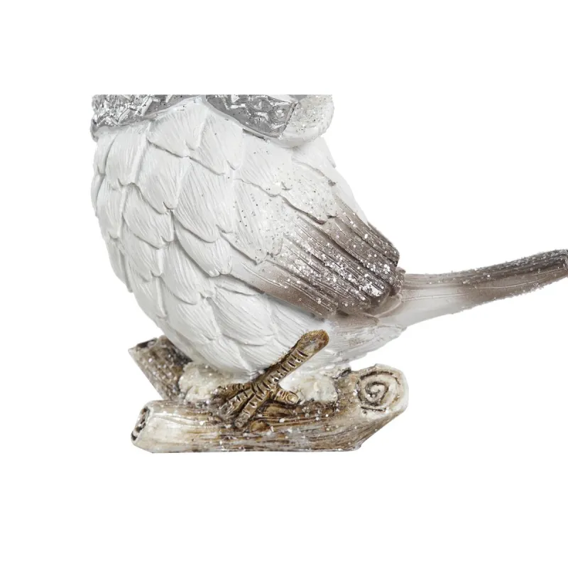 Ziemassvētku Nieciņš DKD Home Decor Sveķi Птица (13,5 x 7 x 12,5 cm) (2 gb.)