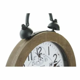 Stalinis laikrodis DKD Home Decor Natūralus MDF Balta (24 x 5 x 30 cm)