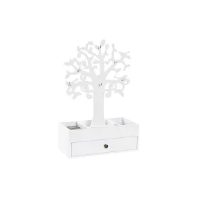 Jewelry box DKD Home Decor White MDF Wood (24 x 12 x 36 cm)