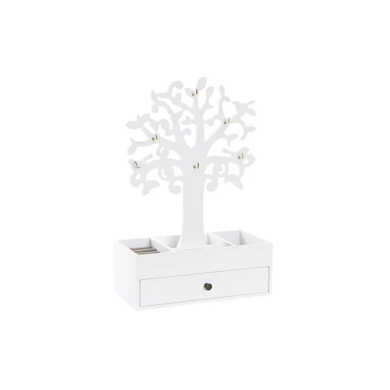 Dėžutė DKD Home Decor Balta Medžio MDF (24 x 12 x 36 cm)