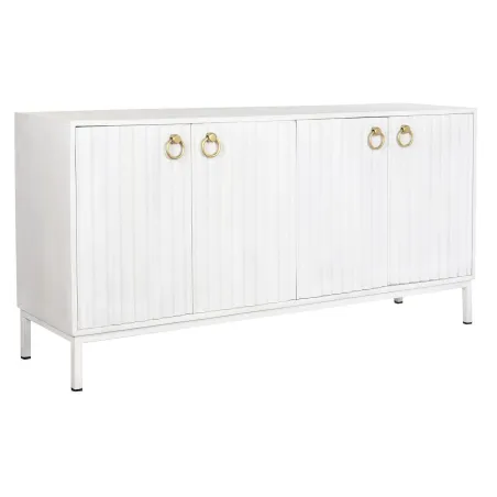 Устройство DKD Home Decor Белый Металл Древесина манго 152 x 40 x 77 cm