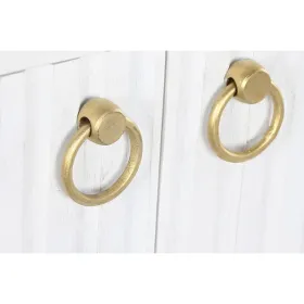 Puhvetkapp DKD Home Decor Valge Metall Mangopuit 152 x 40 x 77 cm