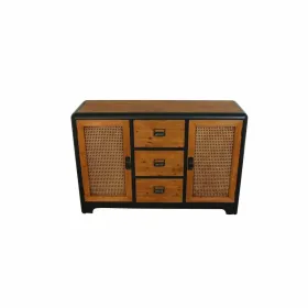 Bufete DKD Home Decor Tumši brūns Tumši pelēks Metāls Egle 120 x 40 x 79 cm