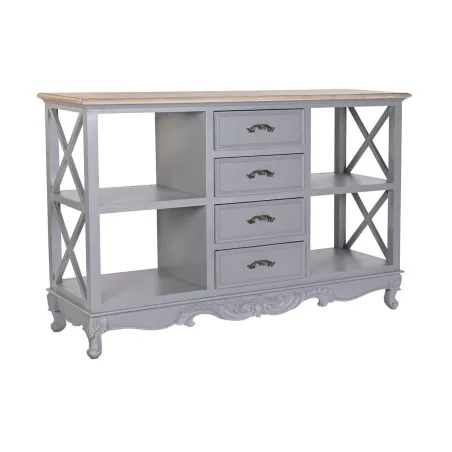 Bufete DKD Home Decor Pelēks Dabisks Paulovnijas koks Koks MDF 132 x 40 x 84.5 cm 132 x 40 x 84,5 cm