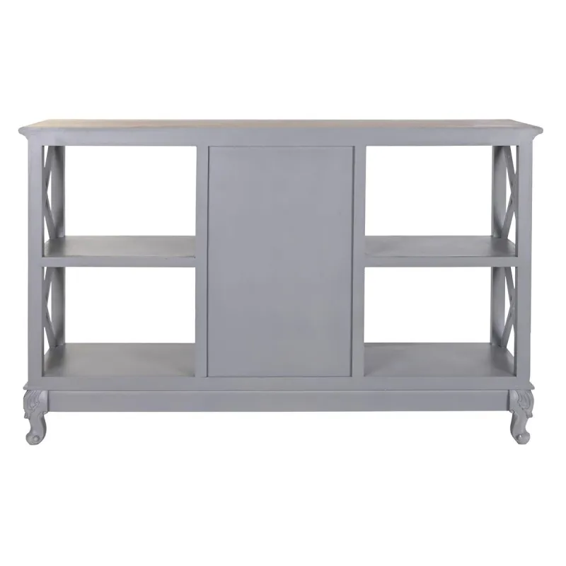 Bufete DKD Home Decor Pelēks Dabisks Paulovnijas koks Koks MDF 132 x 40 x 84.5 cm 132 x 40 x 84,5 cm