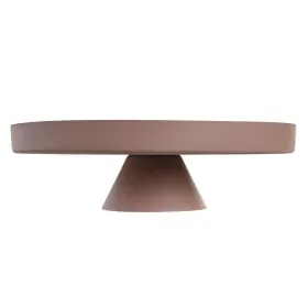 Puošmena DKD Home Decor Rusvai gelsva Rožinė Geležis 31 x 31 x 9 cm (2 vnt.)
