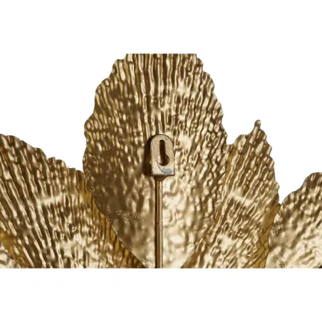 Sienu dekors DKD Home Decor 56 x 4,5 x 56 cm Zieds Bronza Moderns