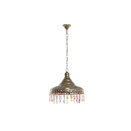 Kattolamppu DKD Home Decor 37 x 37 x 38 cm Kullattu Metalli Monivärinen 50 W