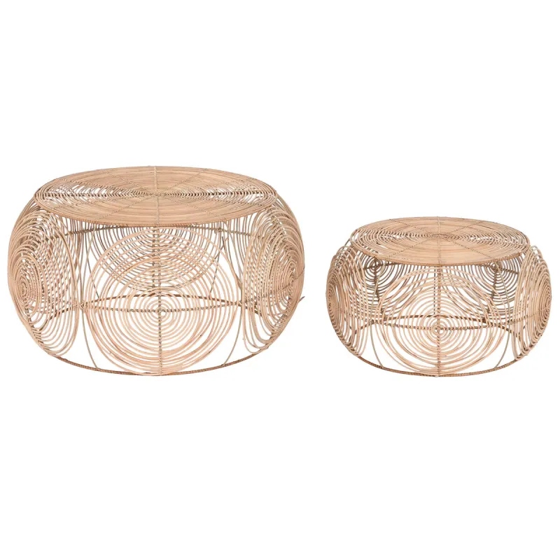2 tooli komplekt DKD Home Decor 80 x 80 x 40 cm Helepruun