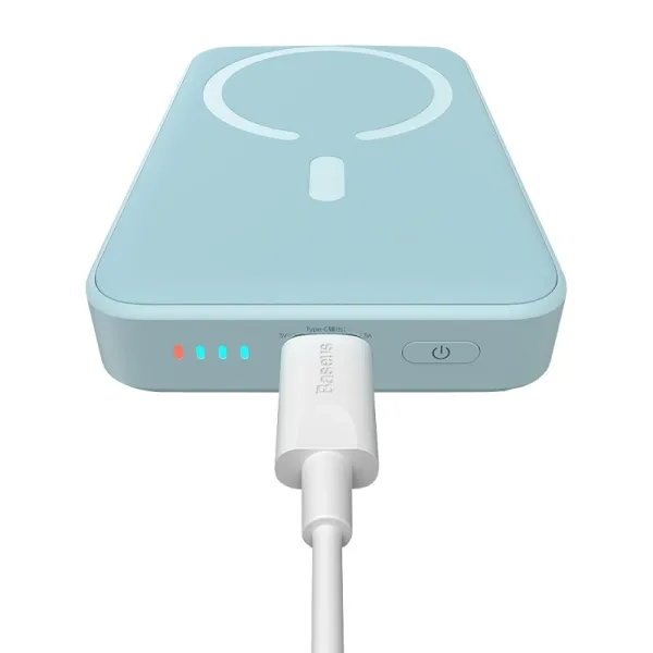 Powerbank Baseus Magnetic Mini 10000mAh, USB-C 20W MagSafe (blue)