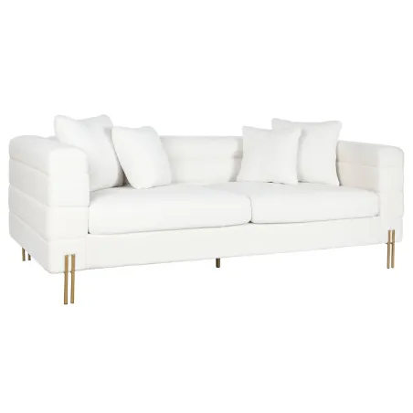 Sofa DKD Home Decor White Metal 205 x 85 x 73 cm