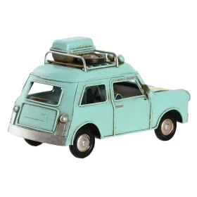Dekoratīvās figūriņas DKD Home Decor Sarkans Zaļš Debesu zils Automobilis Vintage 16 x 7,5 x 9 cm (3 gb.)