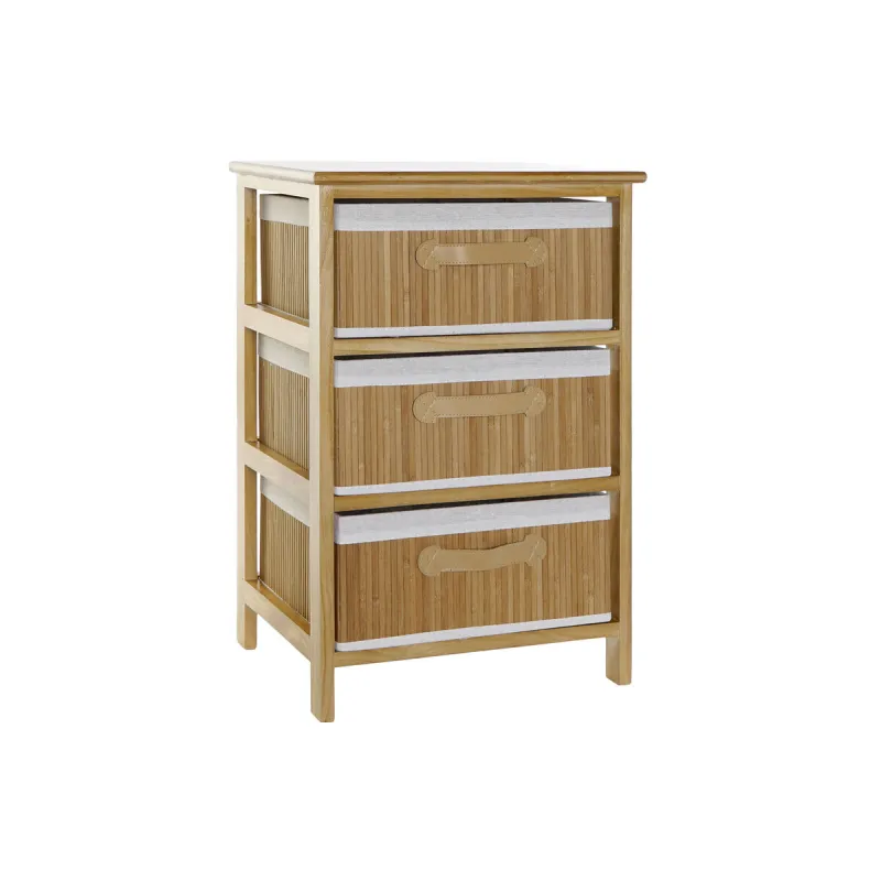 Lipasto DKD Home Decor Luonnollinen Bambu Paolownia wood 42 x 32 x 63 cm