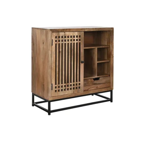 Устройство DKD Home Decor Коричневый Чёрный Стеклянный Древесина манго 90 x 40 x 90 cm
