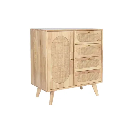 Indauja DKD Home Decor Natūralus Metalinis Rotangas Kaučiukmedžio mediena 73,5 x 35 x 78 cm