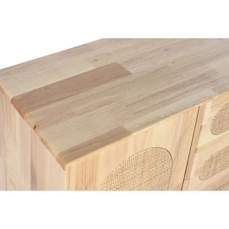 Bufete DKD Home Decor Dabisks Metāls Rotangpalma Kaučuka koks 73,5 x 35 x 78 cm
