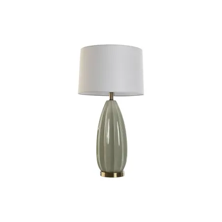 Stalinė lempa Home ESPRIT Balta Žalia Keramikos dirbinys 50 W 220 V 40 x 40 x 78 cm