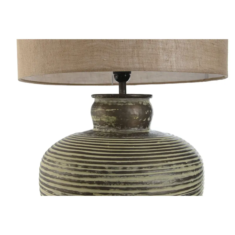 Stalinė lempa Home ESPRIT Žalia Aliuminis 50 W 220 V 42 x 42 x 69,5 cm