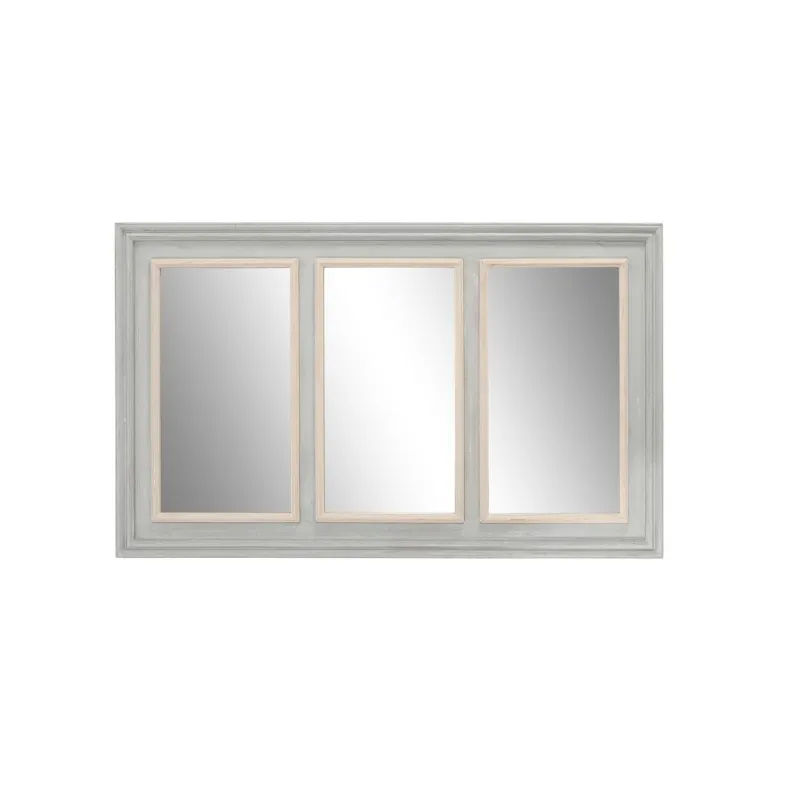 Sieninis veidrodis Home ESPRIT Balta Pilka Natūralus 150 x 5 x 90 cm