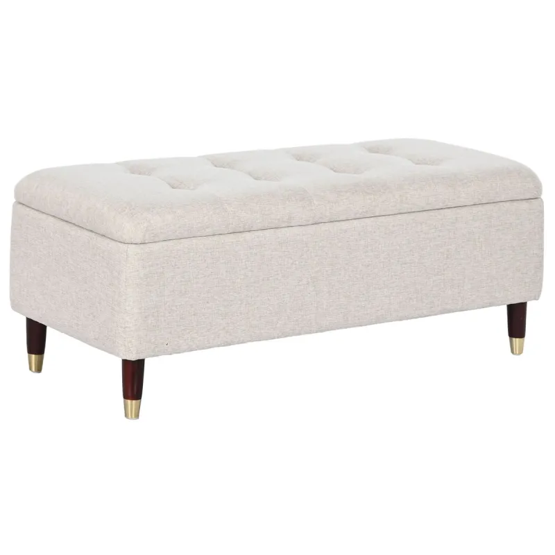 Taburete Home ESPRIT Bēšs Koks MDF 110 x 45 x 44 cm