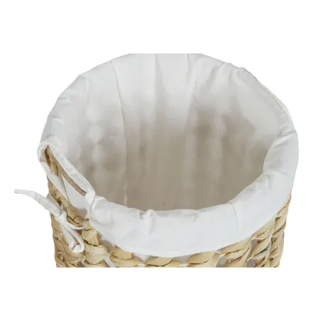 Pyykkikori Home ESPRIT Valkoinen Luonnollinen 3 Kappaletta 46 x 46 x 69 cm