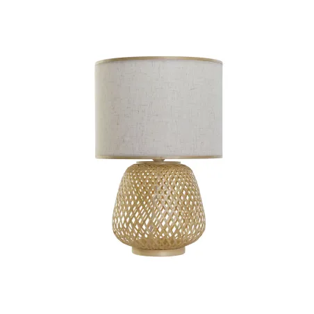 Pöytälamppu DKD Home Decor Ruskea Luonnollinen Bambu 50 W 220 V 32 x 32 x 49 cm