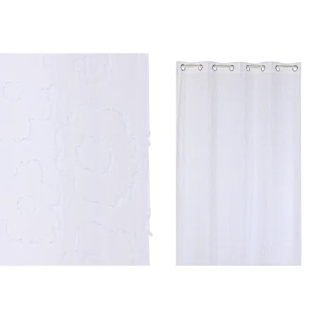 Užuolaidos Home ESPRIT Balta 140 x 260 x 260 cm Siuvinėjimas