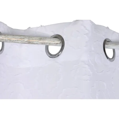 Aizkari Home ESPRIT Balts 140 x 260 x 260 cm Izšūšana