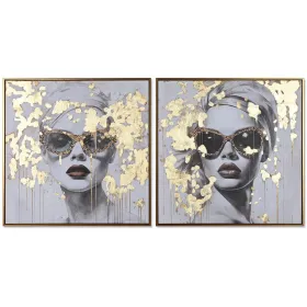 Drobė Home ESPRIT polistirenas Drobė 70 x 3,5 x 70 cm