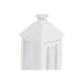 Lantern Home ESPRIT White Crystal Iron Shabby Chic 20 x 20 x 55 cm (3 Pieces)