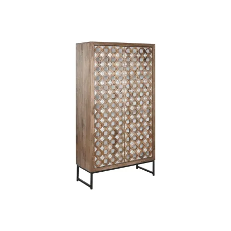 Spintelė Home ESPRIT Ruda Juoda Sidabras 90 x 38 x 170 cm