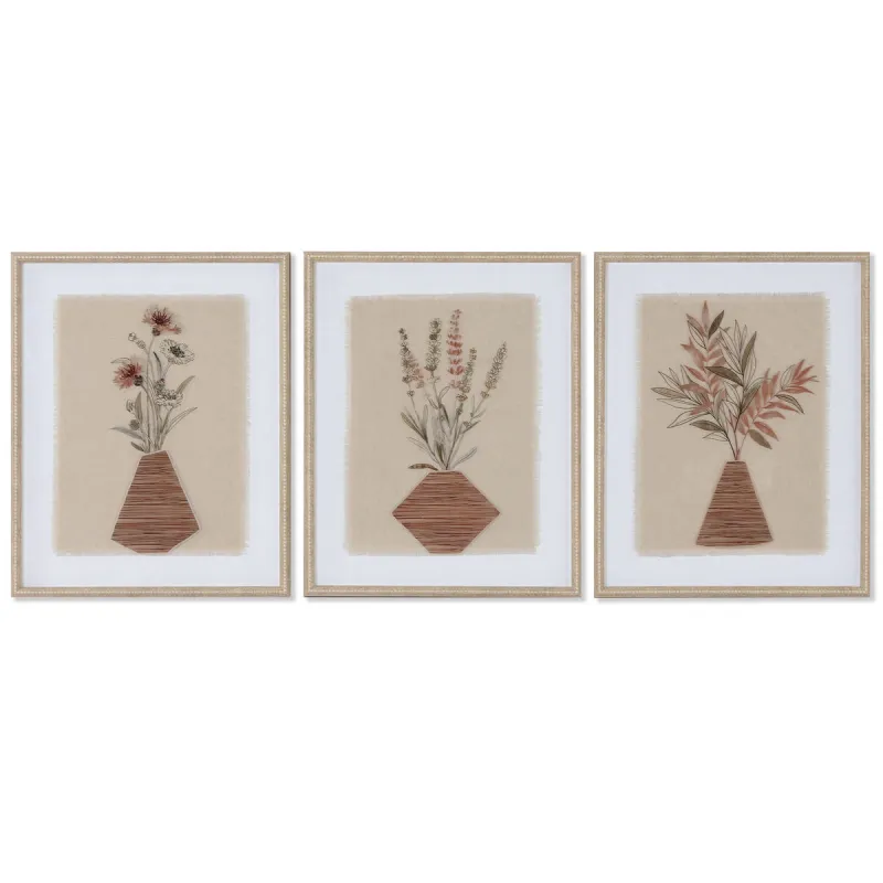 Paveikslas Home ESPRIT Stiklas polistirenas 42,5 x 3 x 52,5 cm 42,5 x 3 x 52 cm