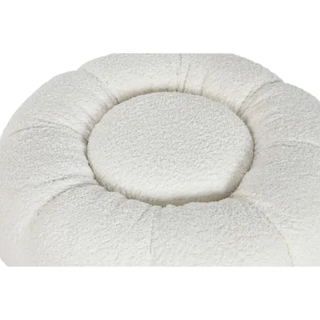 Jalkatuki Home ESPRIT Valkoinen Polyesteri Metalli 65 x 65 x 35 cm