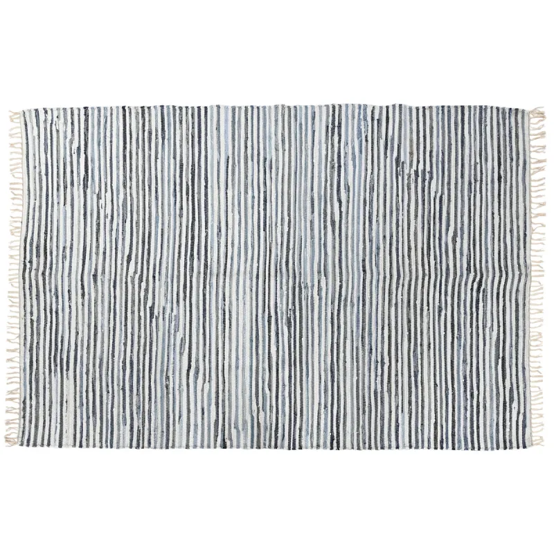 Kilimas Home ESPRIT Mėlyna Balta 160 x 230 x 0,5 cm