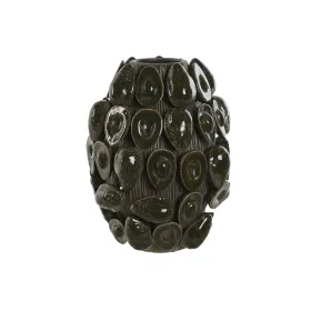 Vaza Home ESPRIT Žalia Keramikinis Keramikos dirbinys Avokadas Tropinis 25 x 25 x 30 cm
