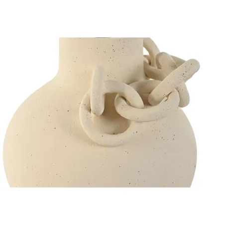 Vaas Home ESPRIT Valge Keraamiline Keraamika Kaasaegne 22 x 22 x 22 cm