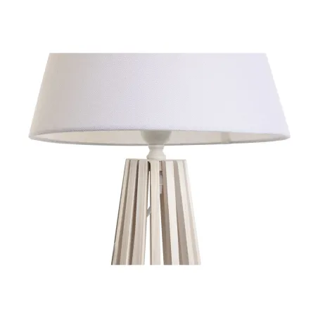 Stalinė lempa Home ESPRIT Balta Medžio 50 W 220 V 30 x 30 x 61 cm