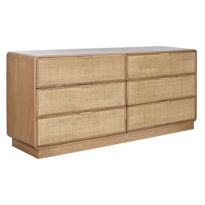 Lipasto Home ESPRIT Luonnollinen Ąžuolas Trooppinen 182 x 45 x 81 cm