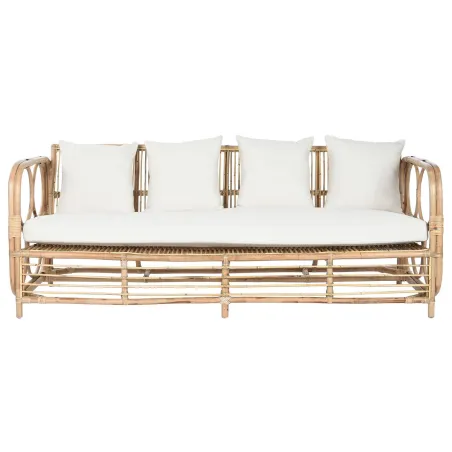Диван Home ESPRIT Белый Натуральный 192 x 72 x 75 cm