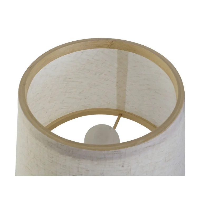 Pöytälamppu DKD Home Decor Ruskea Luonnollinen Bambu 50 W 220 V 24 x 24 x 37 cm