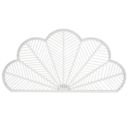 Gultas galvgalvis Home ESPRIT Balts Bambuss Rotangpalma 160 x 2,5 x 81 cm