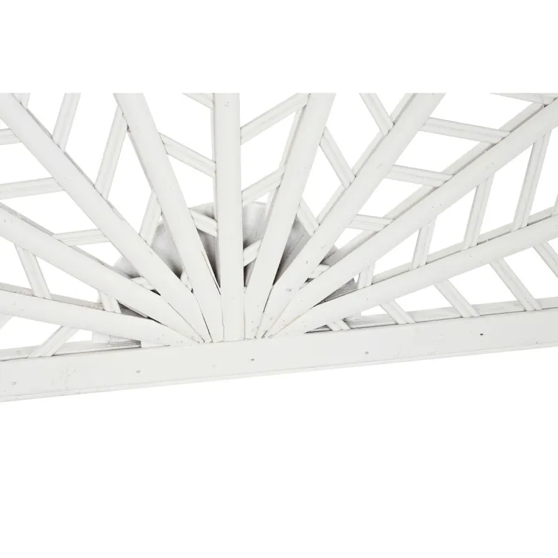 Galvūgalio lenta Home ESPRIT Balta Bambukas Rotangas 160 x 2,5 x 81 cm