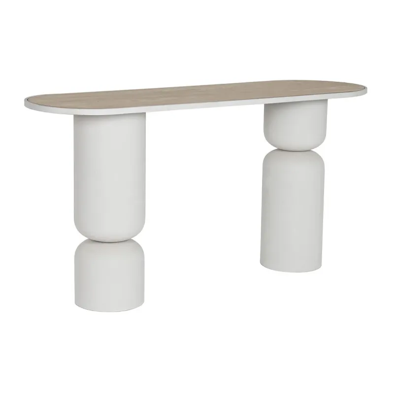 Esik Home ESPRIT Valge Beež 150 x 45 x 77 cm